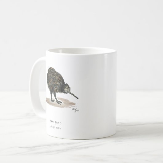 Kiwi-Vogel Kaffeetasse (Vorderseite Links)