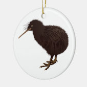 Kiwi-Vogel Keramik Ornament (Links)