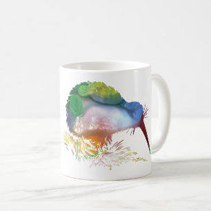 Kiwi-Vogel-Kunst Kaffeetasse