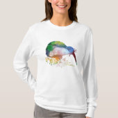 Kiwi-Vogel-Kunst T-Shirt (Vorderseite)