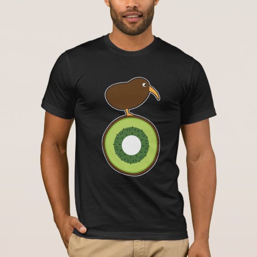 Kiwi-Vogel-lustiges Kiwi-Geschenk T-Shirt (Vorderseite)