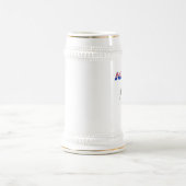 Kiwi-Vogel-Neuseeland-Flaggenlogogeschenke Bierglas (Mittel)