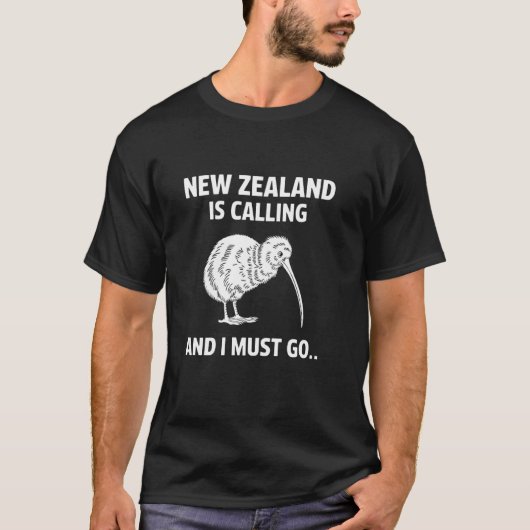 Kiwi-Vogel Neuseeland T-Shirt (Vorderseite)