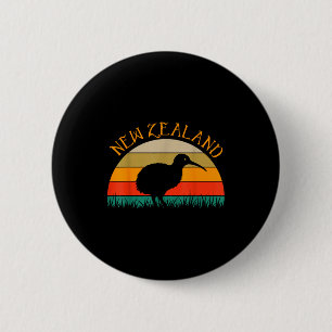 Kiwi-Vogel nz Reise Neuseeländer Neuseeland Button