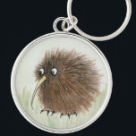 Kiwi-Vogel Schlüsselanhänger<br><div class="desc">Ein molliger kleiner Kiwivogel. Aquarell und Tinte. Nehmen Sie einen Blick an den anderen Spaßkiwigeschenken,  die in unserem Speicher unten verfügbar sind. Diese Originalvorlage der Ausrüstungsbeschreibungen durch Melissa Rohr,  Copyright 2013. Alle Rechte vorbehalten.</div>