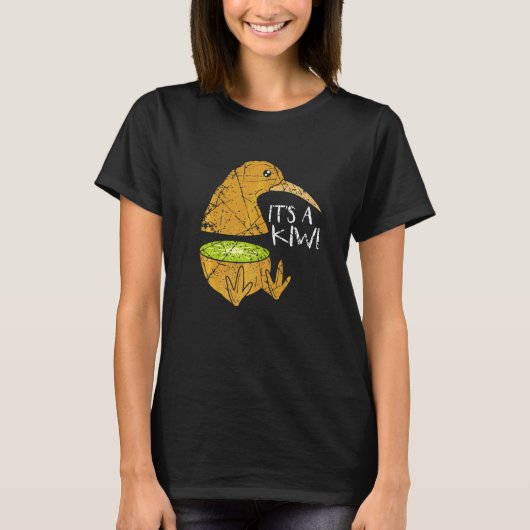 Kiwi-Vogelfrucht T-Shirt (Vorderseite)