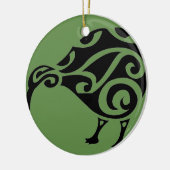 KIWI von AOTEAROA Neuseeland Keramikornament (Links)