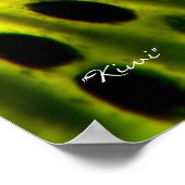 Kiwi Wall Art Poster (Ecke)