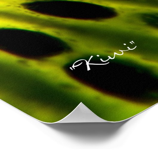 Kiwi Wall Art Poster (Ecke)