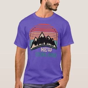 Kiwi-Wander-Geschenk-Rucksacktourist Neuseeland T-Shirt