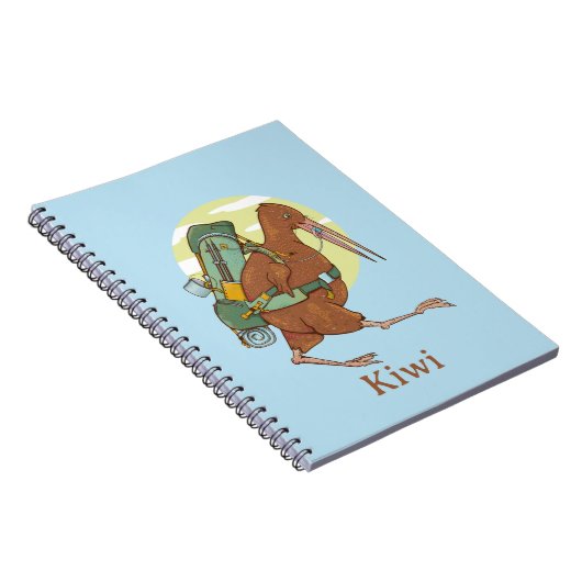 Kiwi Wandertour Notizblock (Rechte Seite)