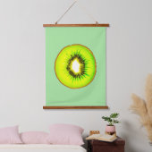 Kiwi Wandteppich Mit Holzrahmen (Schlafzimmer)