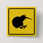 Kiwi Warning Button (Vorderseite)