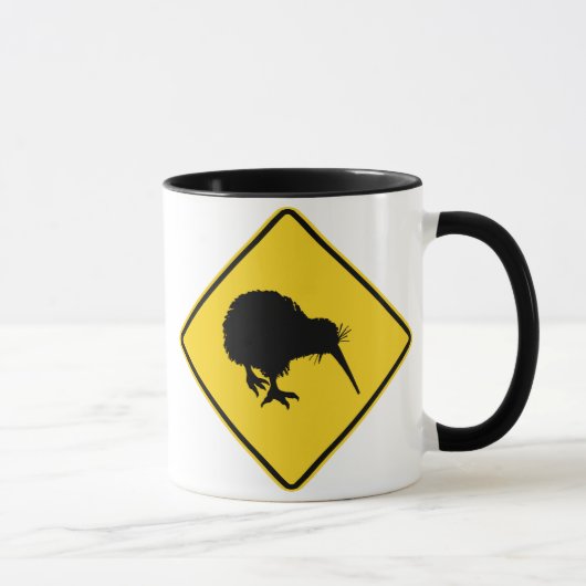 Kiwi Warning Tasse (Rechts)