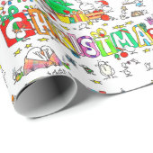 Kiwi Weihnachtsverpackung von Nicole Janes Geschenkpapier (Rolleneckpunkt)