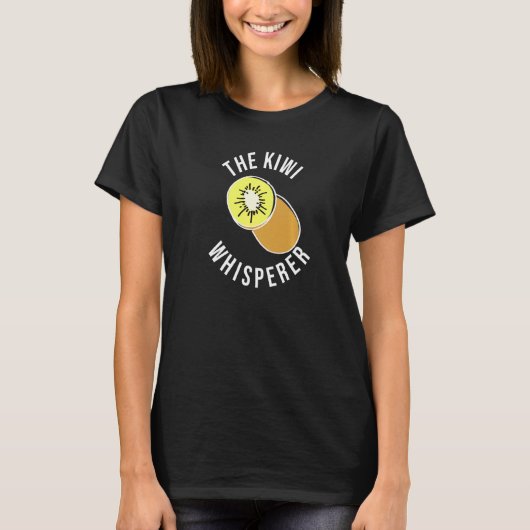 Kiwi Whisperer Kiwi Bauer Frucht T-Shirt (Vorderseite)