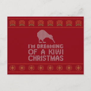 Kiwi Xmas Feiertagspostkarte