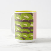 Kiwi Zweifarbige Tasse (Vorderseite Links)