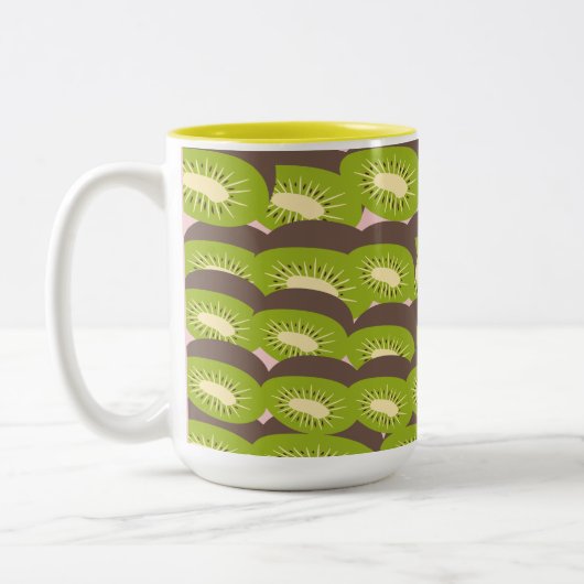 Kiwi Zweifarbige Tasse (Links)