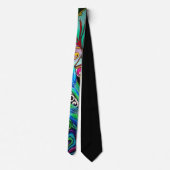 Kiwiana Maori Design Men's Neck Tie Krawatte (Rückseite)