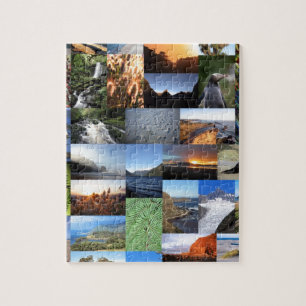 Kiwiana Neuseeland Natur szenische Montage Puzzle
