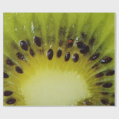 Kiwifrucht-Nahaufnahme-Foto Geschenkpapier (Flach)