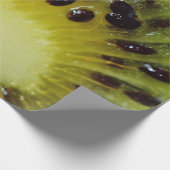 Kiwifrucht-Nahaufnahme-Foto Geschenkpapier (Ecke)