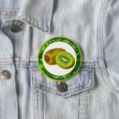 Kiwifruit Monat, WATERCOLOR Button (Beispiel)