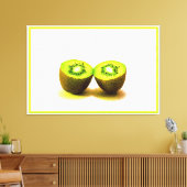 "Kiwifruit" Niedliches Foto. Jetzt kaufen Leinwanddruck (Insitu (Wohnzimmer))