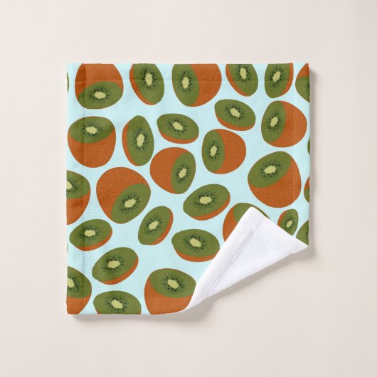 Kiwifruit Pattern Badhandtuch Set (Waschlappen)