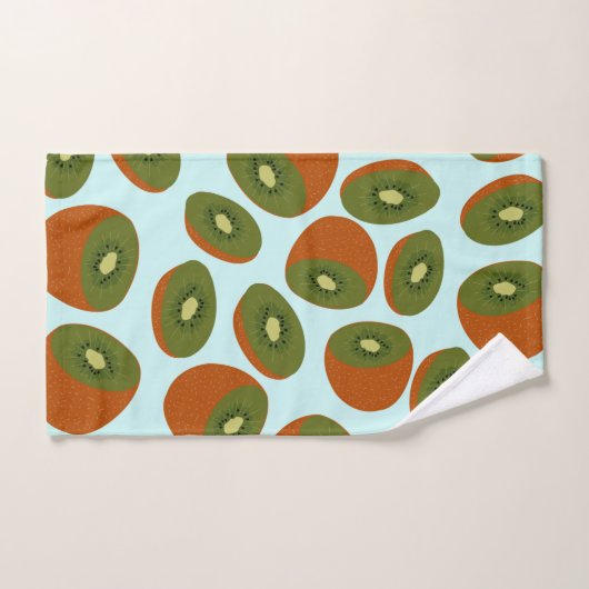Kiwifruit Pattern Badhandtuch Set (Handtuch)