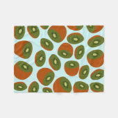 Kiwifruit Pattern Fleecedecke (Vorderseite (Horizontal))