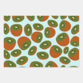 Kiwifruit Pattern Geschenkpapier Set (Vorderseite 3)