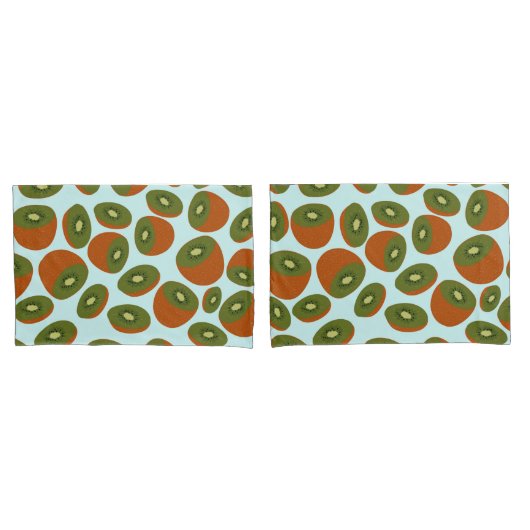 Kiwifruit Pattern Kissenbezug (Vorderseite-Set)