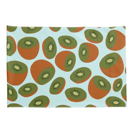 Kiwifruit Pattern Kissenbezug (Rückseite-Rechts)