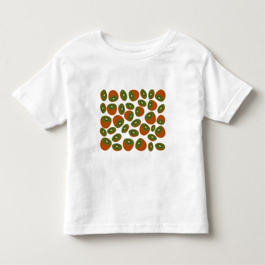 Kiwifruit Pattern Kleinkind T-shirt (Vorderseite)