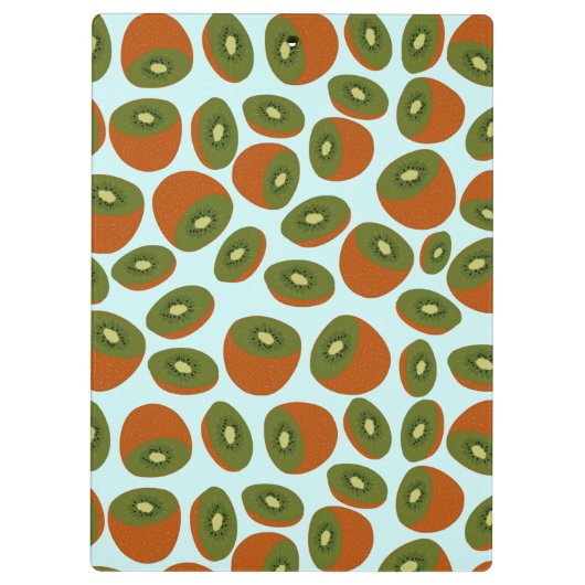 Kiwifruit Pattern Klemmbrett (Rückseite)