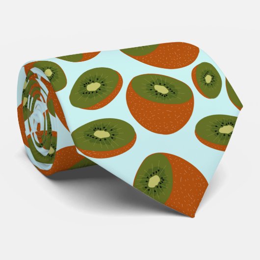 Kiwifruit Pattern Krawatte (Gerollt)