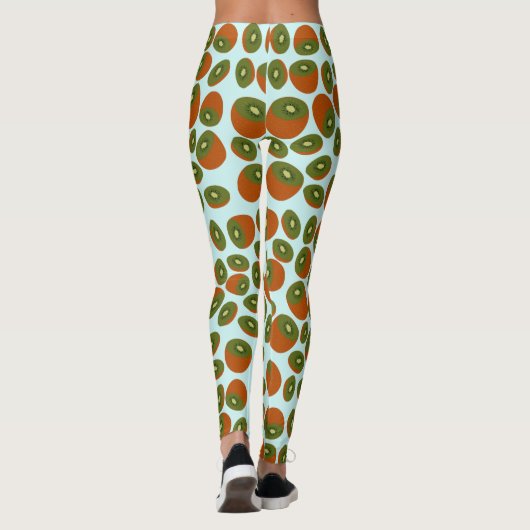 Kiwifruit Pattern Leggings (Rückseite)