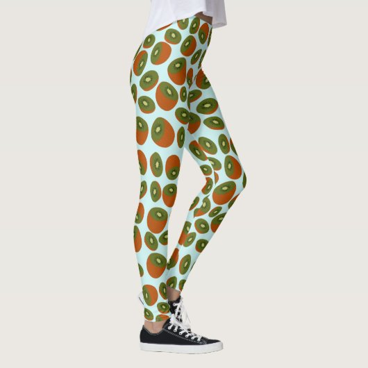 Kiwifruit Pattern Leggings (Rechts)
