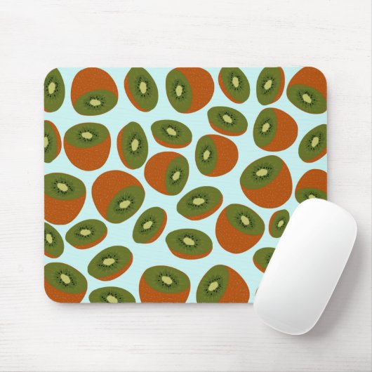 Kiwifruit Pattern Mousepad (Mit Mouse)