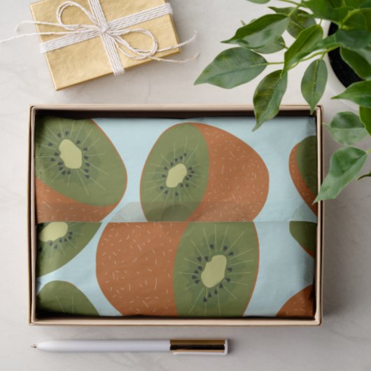 Kiwifruit Pattern Seidenpapier (Geschenk)