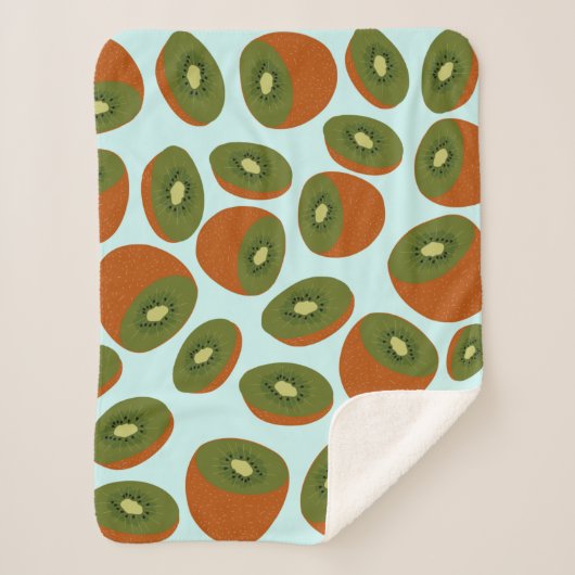 Kiwifruit Pattern Sherpadecke (Vorderseite)