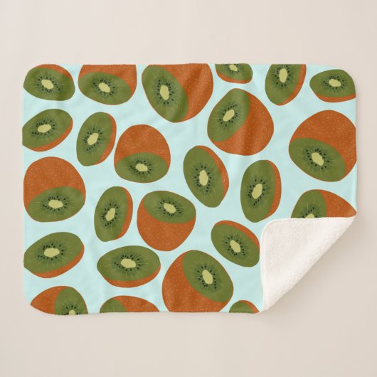 Kiwifruit Pattern Sherpadecke (Vorderseite (Horizontal))