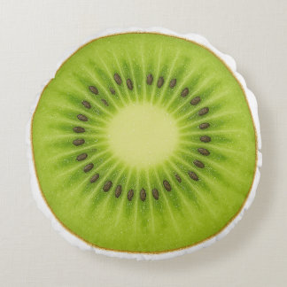 Kiwifruit Round Pillow Rundes Kissen