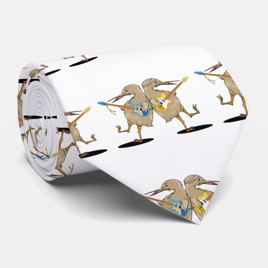 Kiwis Guitar Battle Krawatte (Gerollt)