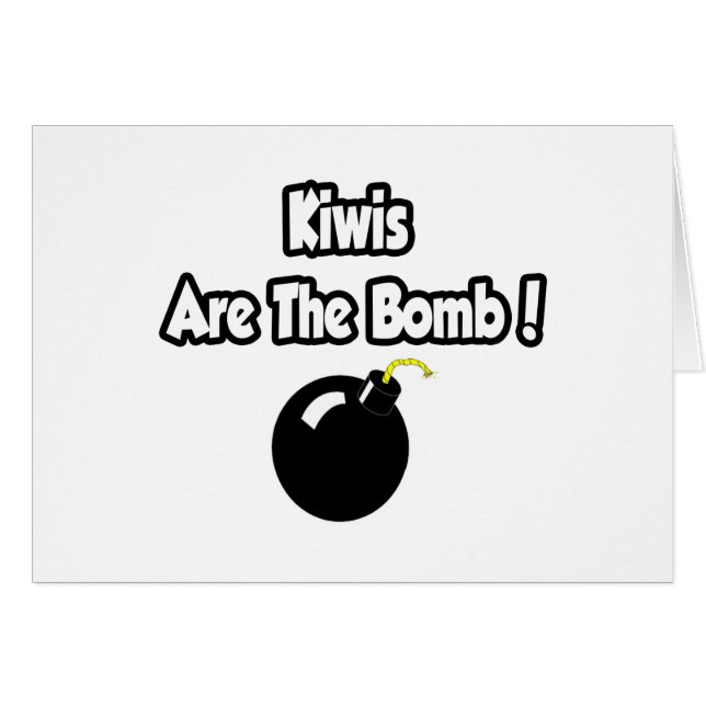 Kiwis sind die Bombe! (Vorderseite (Horizontal))