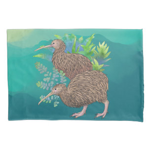 Kiwis und Ferns Kissenbezug
