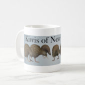 Kiwis von Neuseeland-Tasse Kaffeetasse (Vorderseite Links)