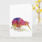 Kiwivogel Karte (Gelbe Blume)